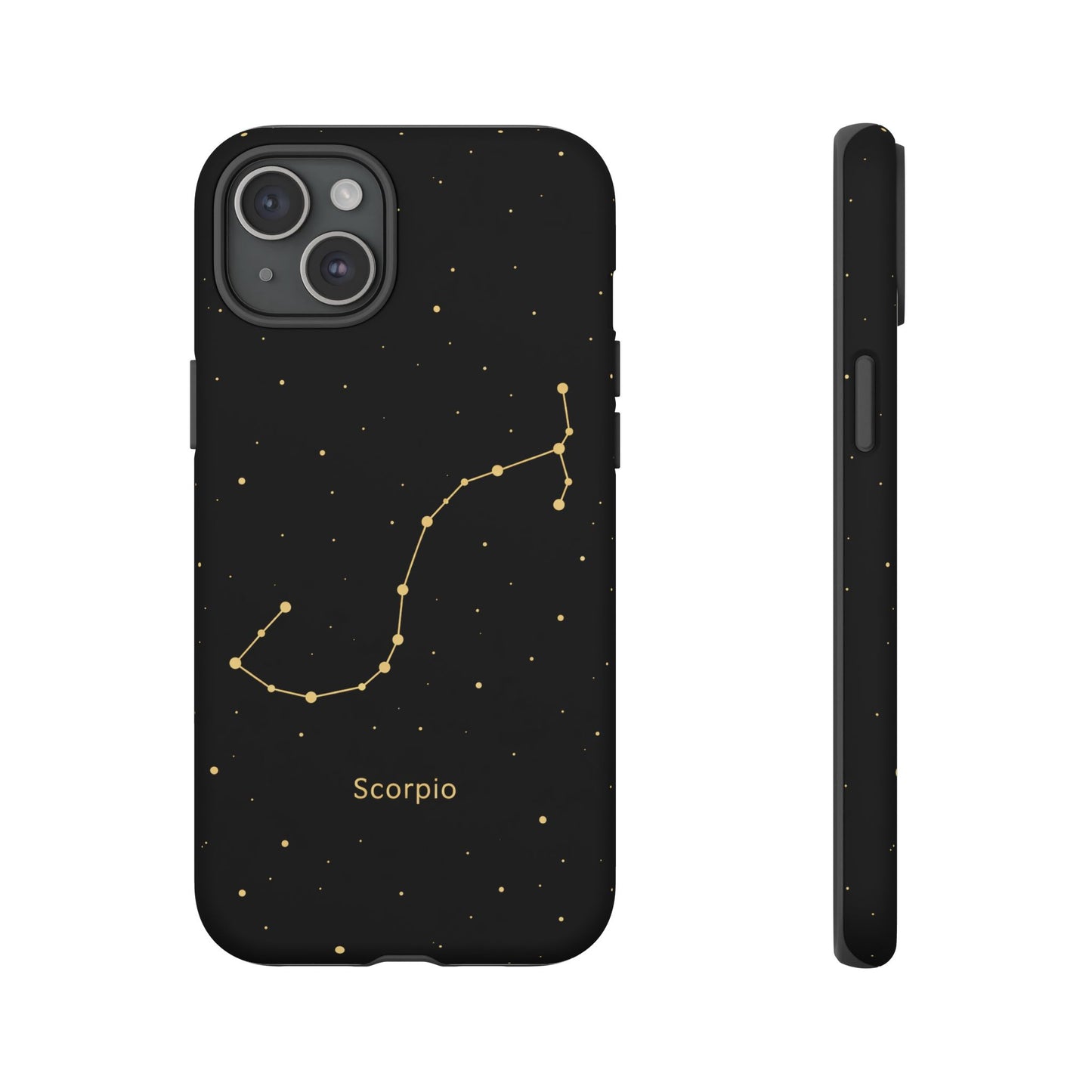 Scorpio Zodiac Constellation Phone Case – Luxe Gold Celestial Cover
