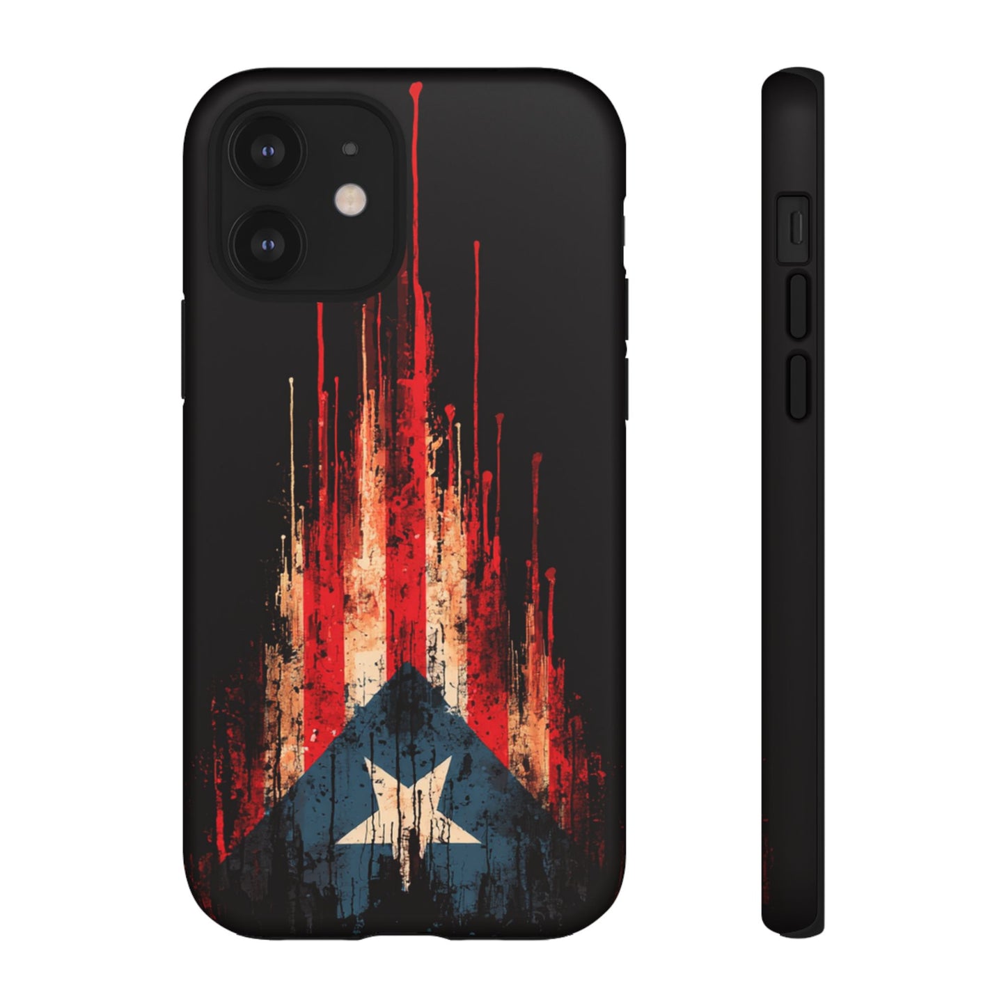 Puerto Rico Flag Phone Case | Distressed Puerto Rican Flag Tough Case | Boricua Pride Protective iPhone Samsung Cover