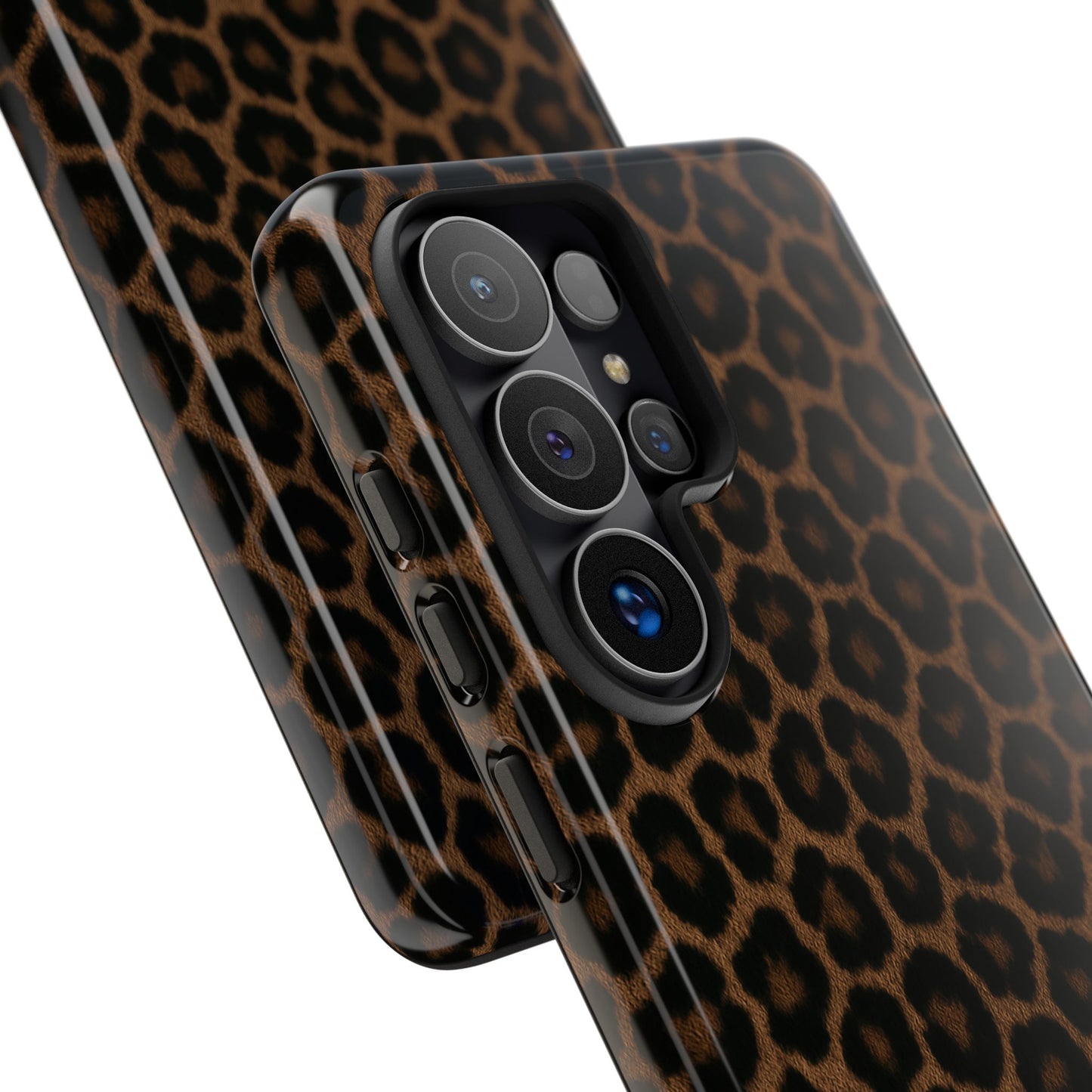 Brown Leopard Print Phone Case | Classic Animal Print Aesthetic Tough Protective Case