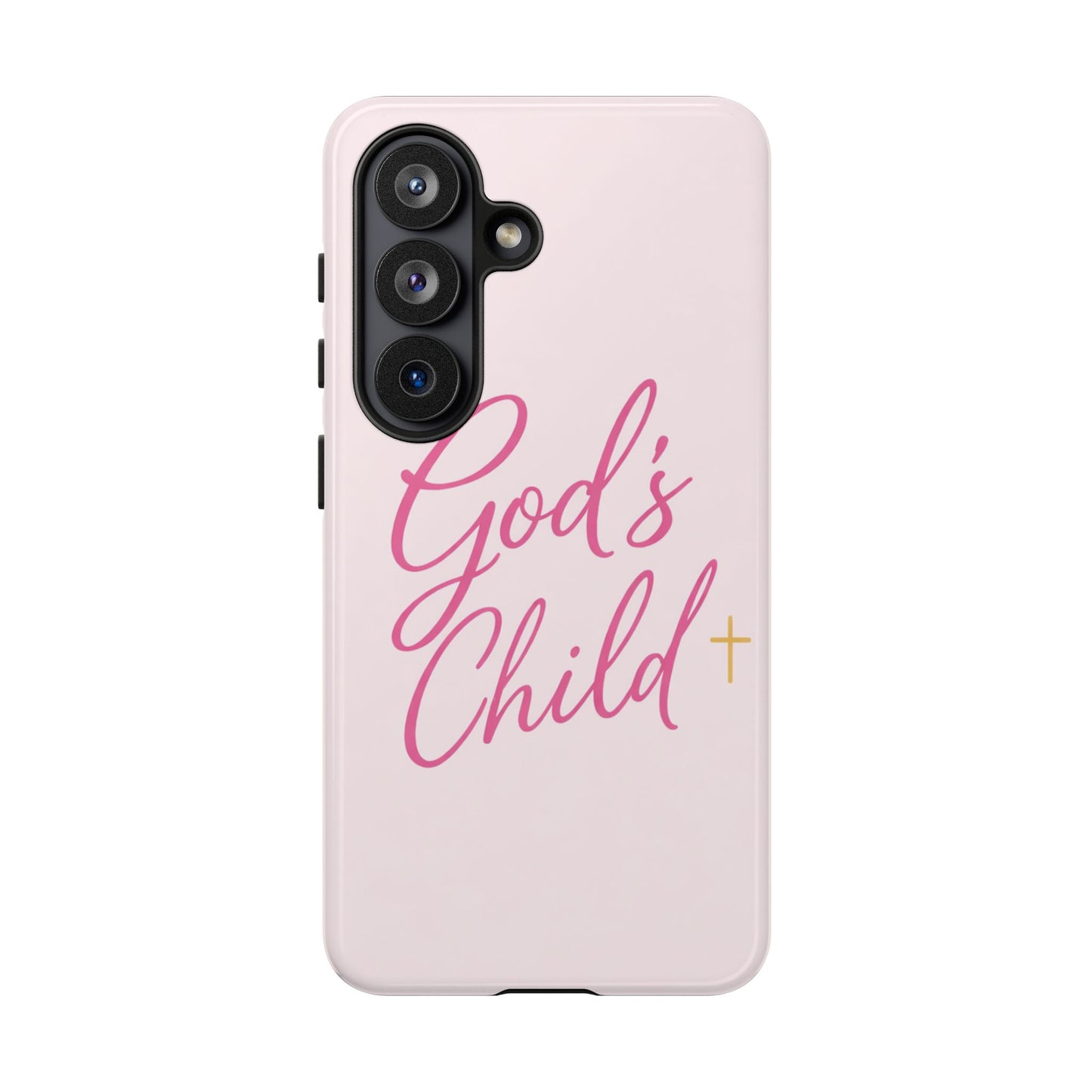 Gods Child Phone Case Christian Pink Aesthetic Tough iPhone Case