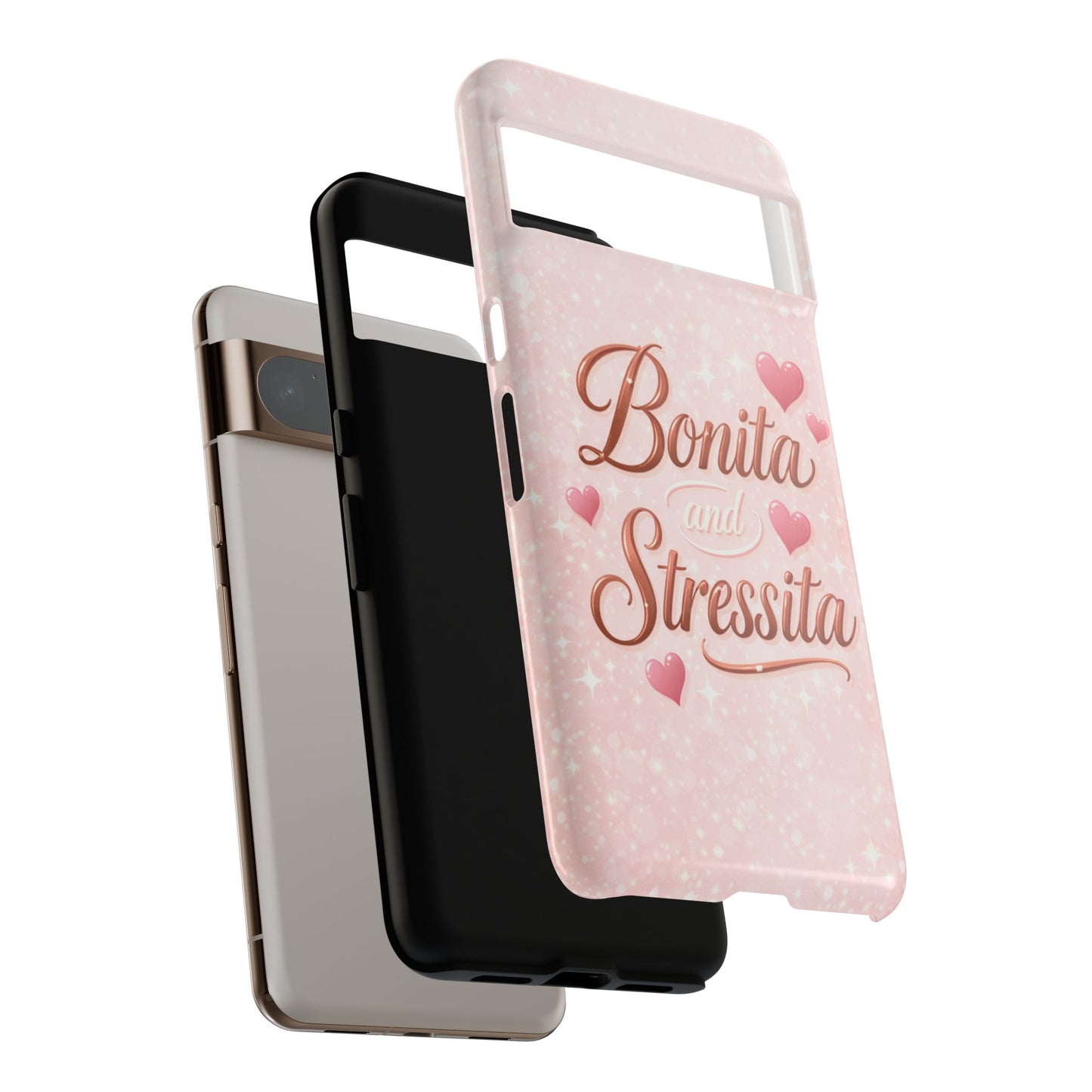 Bonita Stressita Phone Case Cute Latina Aesthetic Pink Coquette Case