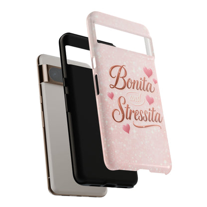 Bonita Stressita Phone Case Cute Latina Aesthetic Pink Coquette Case