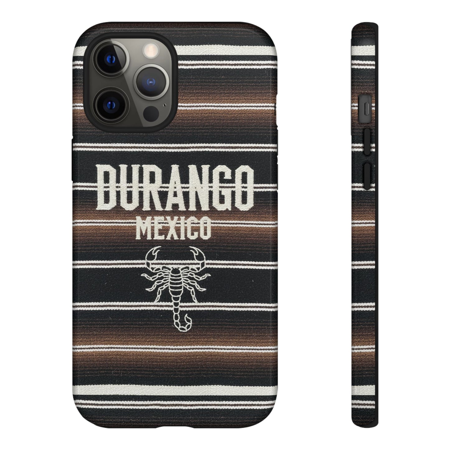 Durango Mexico Phone Case | Serape Scorpion Western Design | Mexican Heritage Tough Case for iPhone & Samsung