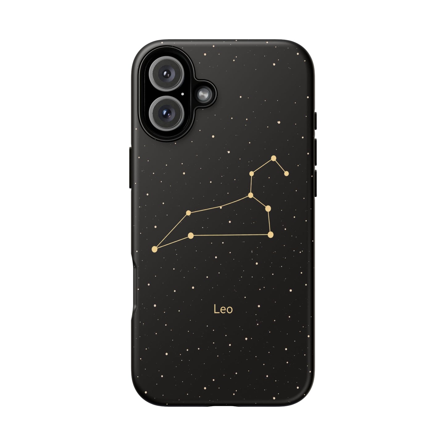 Leo Zodiac Constellation Phone Case – Luxe Gold Celestial Cover