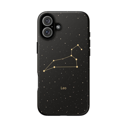 Leo Zodiac Constellation Phone Case – Luxe Gold Celestial Cover