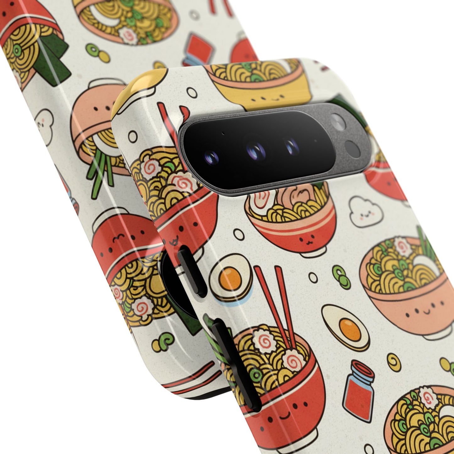 Kawaii Ramen Phone Case – Cute Japanese Food Pattern | Noodle Bowl Aesthetic Case