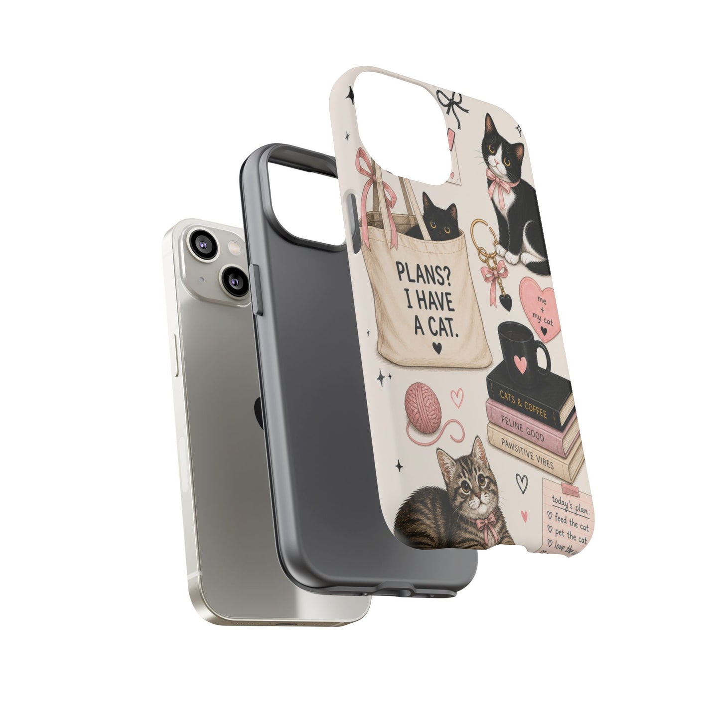 Cat Lover Phone Case | Plans? I Have A Cat Cute Aesthetic Cover