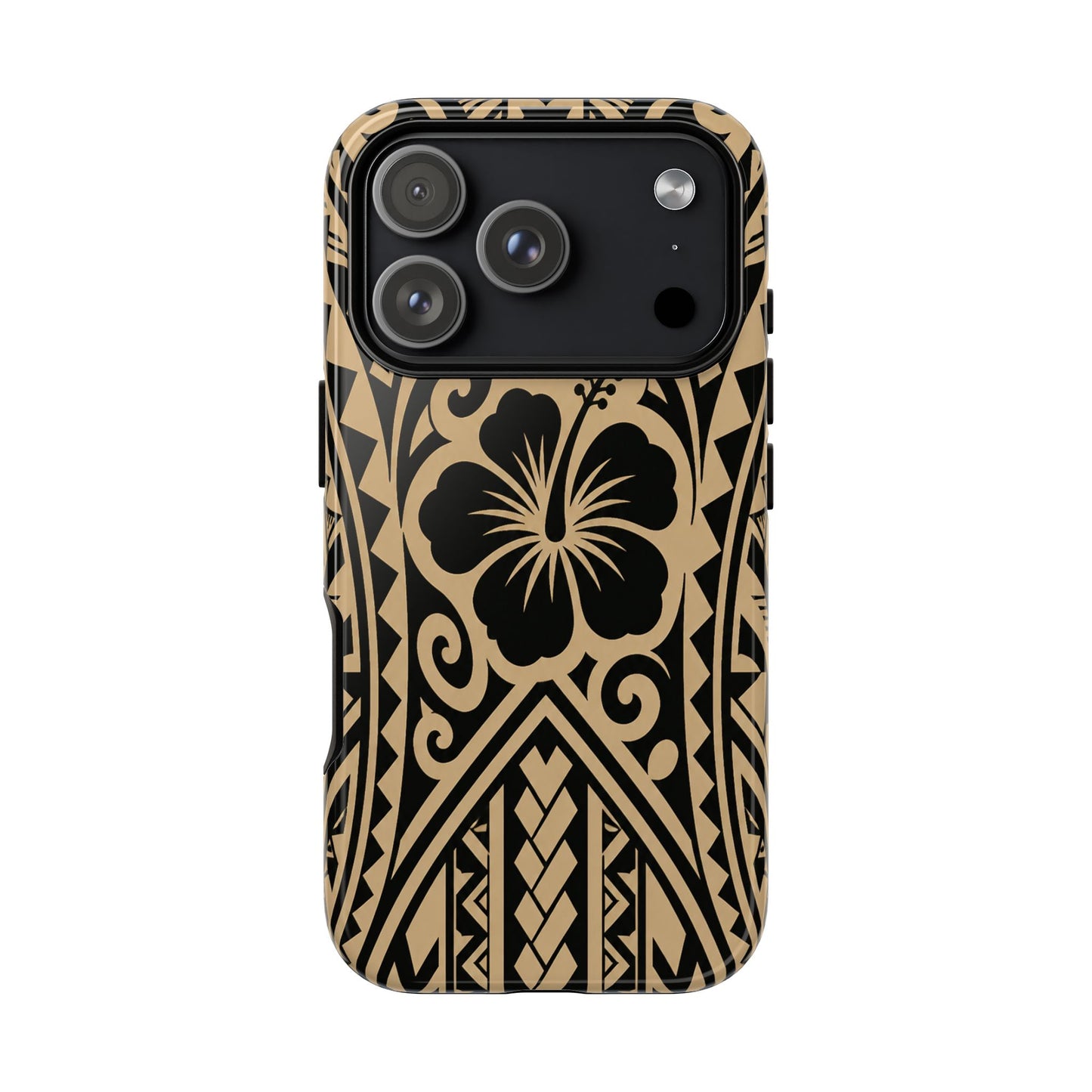 Polynesian Tribal Hawaiin Hibiscus Phone Case for iPhone Samsung Galaxy