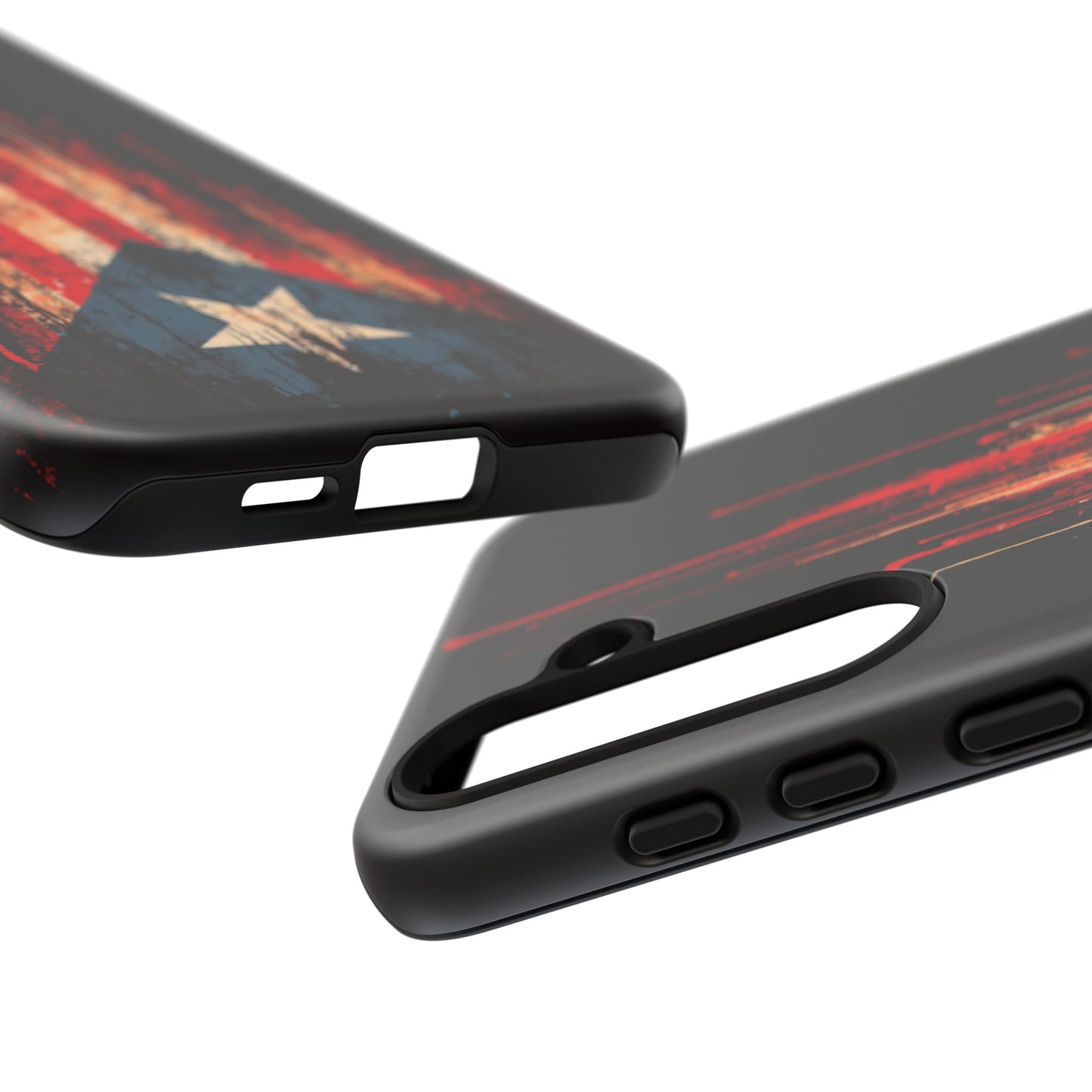 Puerto Rico Flag Phone Case | Distressed Puerto Rican Flag Tough Case | Boricua Pride Protective iPhone Samsung Cover