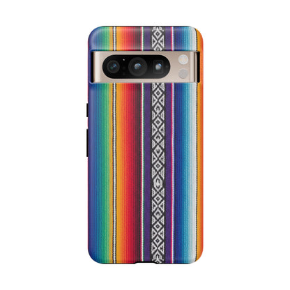 Serape Stripe Phone Case – Colorful Mexican Blanket Pattern Tough Case