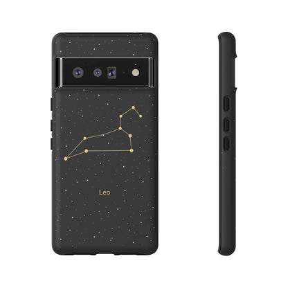 Leo Zodiac Constellation Phone Case – Luxe Gold Celestial Cover