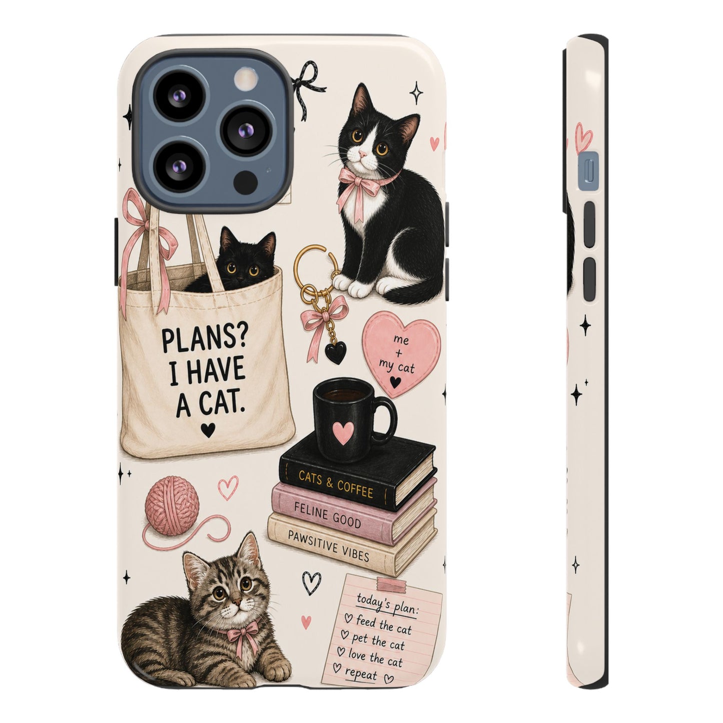 Cat Lover Phone Case | Plans? I Have A Cat Cute Aesthetic Cover