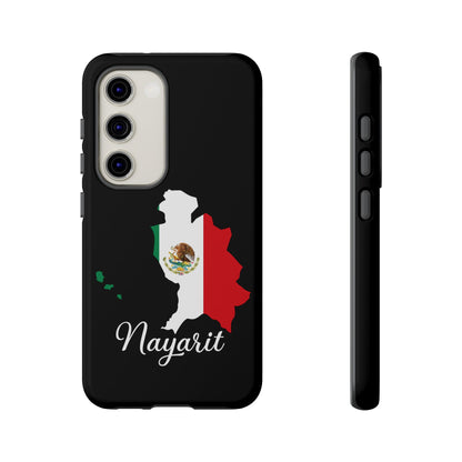 Nayarit Mexico Flag Map Phone Case | Mexican American Pride Tough Case for iPhone & Samsung