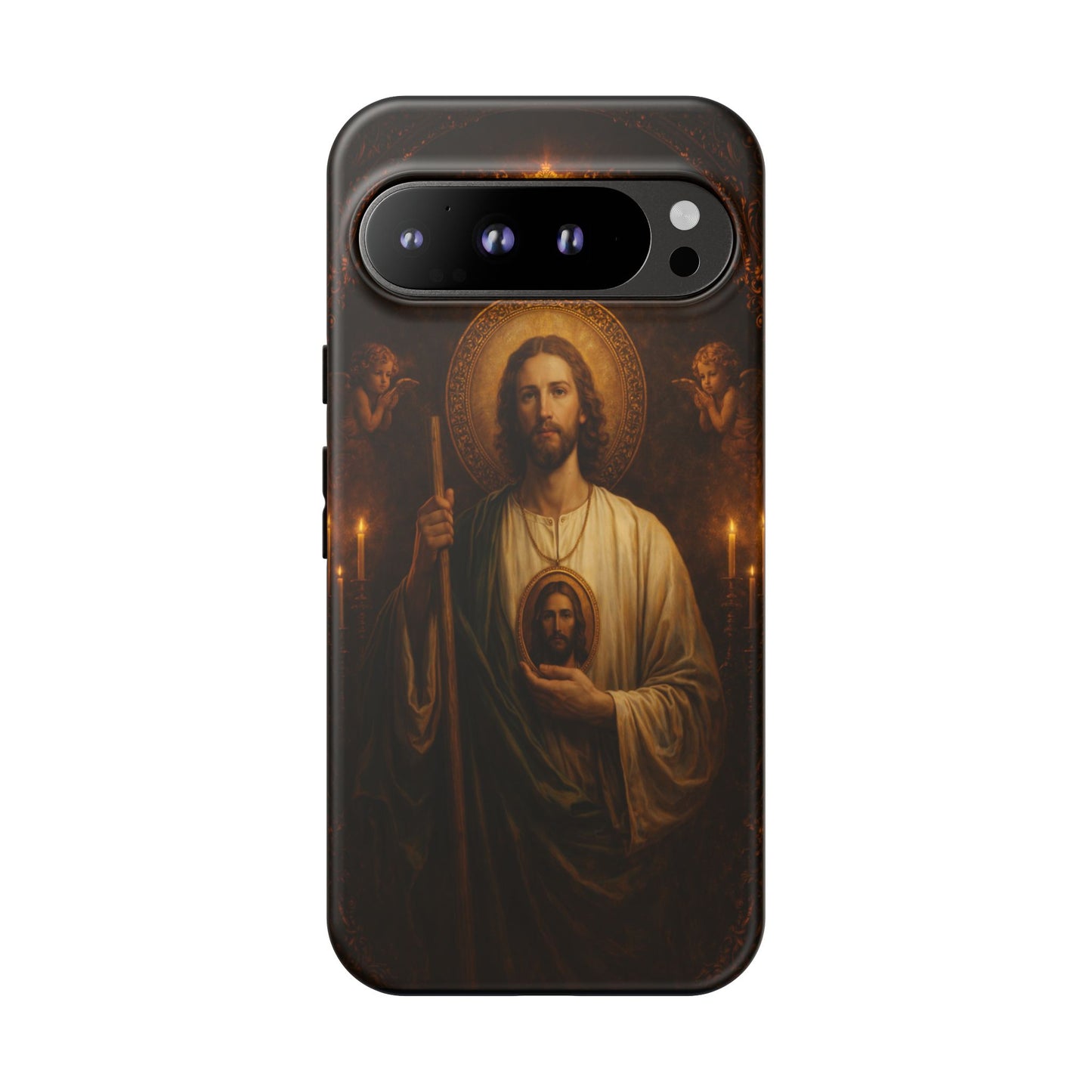 San Judas Phone Case Saint Jude Catholic Saint Religious Art Portrait Tough