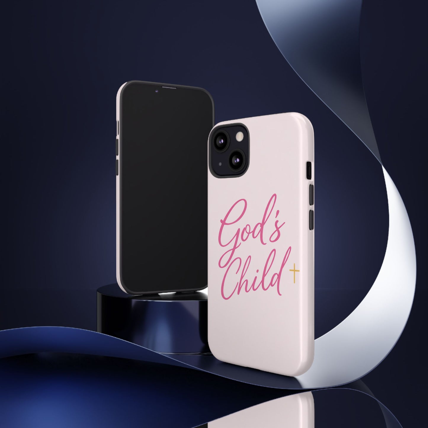 Gods Child Phone Case Christian Pink Aesthetic Tough iPhone Case