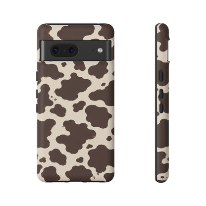 Western Cow Print Tough Phone Case for iPhone Samsung Galaxy Pixel