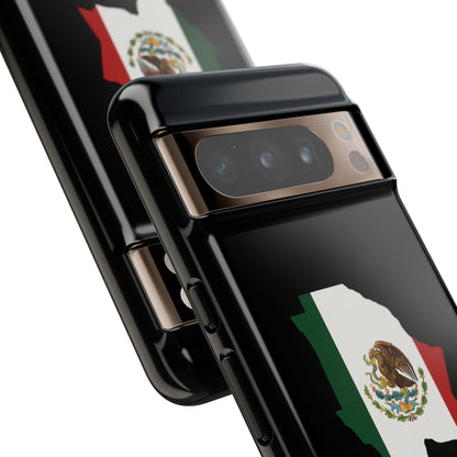 Chihuahua Mexico Flag Map Phone Case | Mexican American Pride Tough Case for iPhone & Samsung