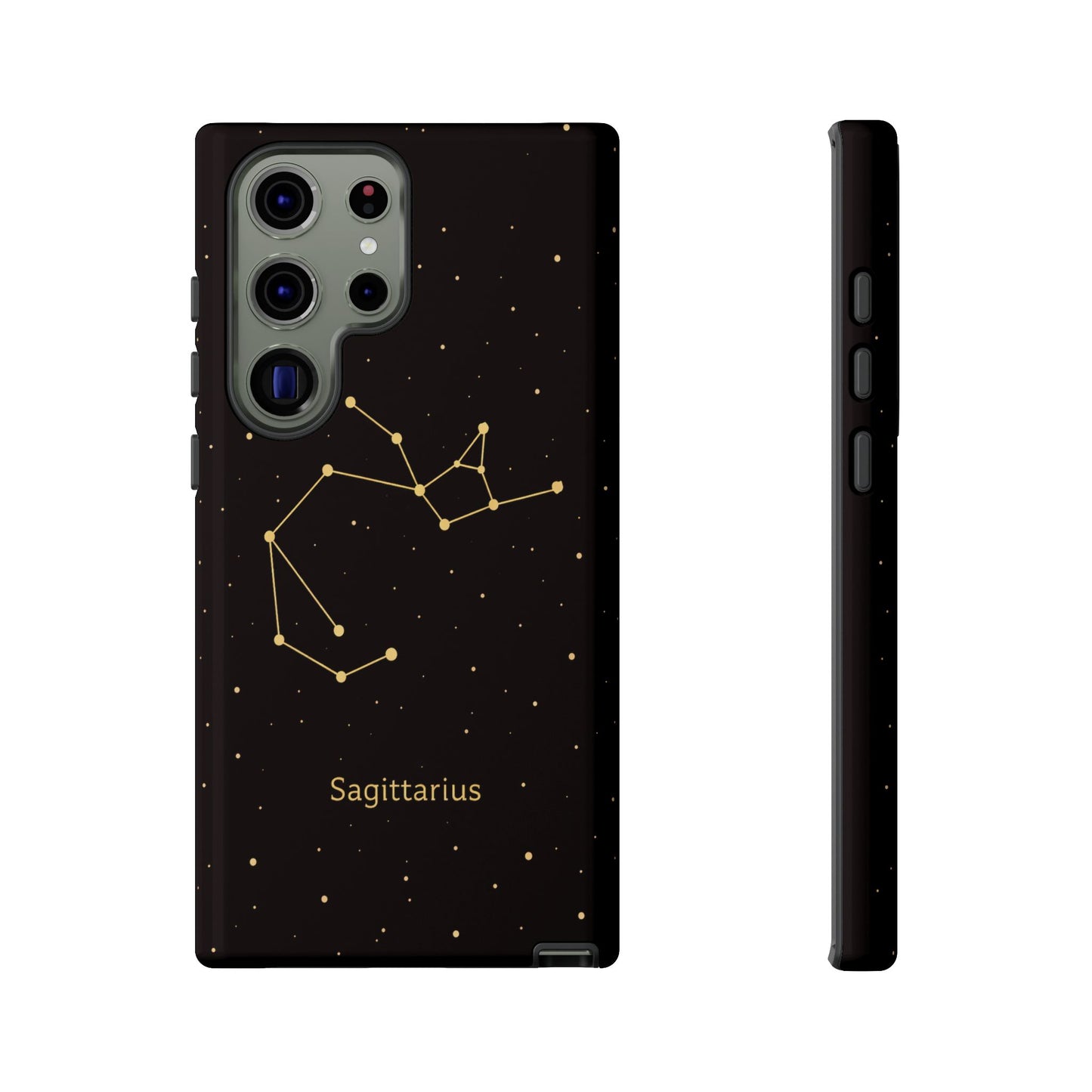 Sagittarius Zodiac Constellation Phone Case – Luxe Gold Celestial Cover