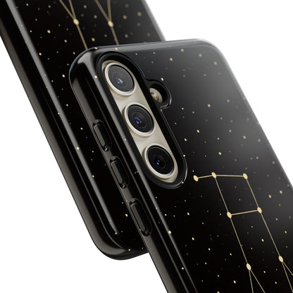 Gemini Zodiac Constellation Phone Case – Luxe Gold Celestial Cover