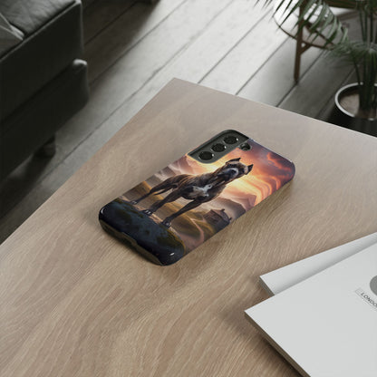 Cane Corso Phone Case – Guard Dog Sunset Tough Case (iPhone, Samsung, Pixel) | Dog Lover Gift