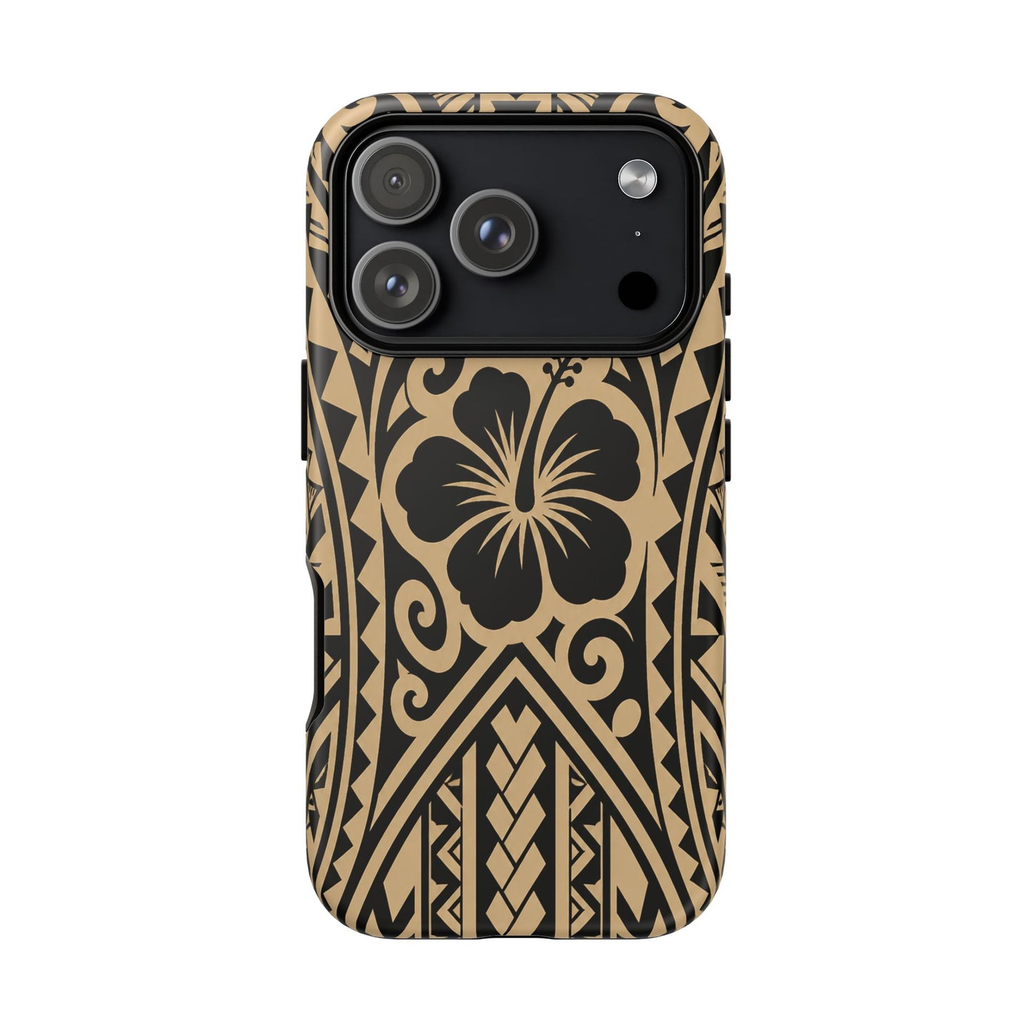 Polynesian Tribal Hawaiin Hibiscus Phone Case for iPhone Samsung Galaxy