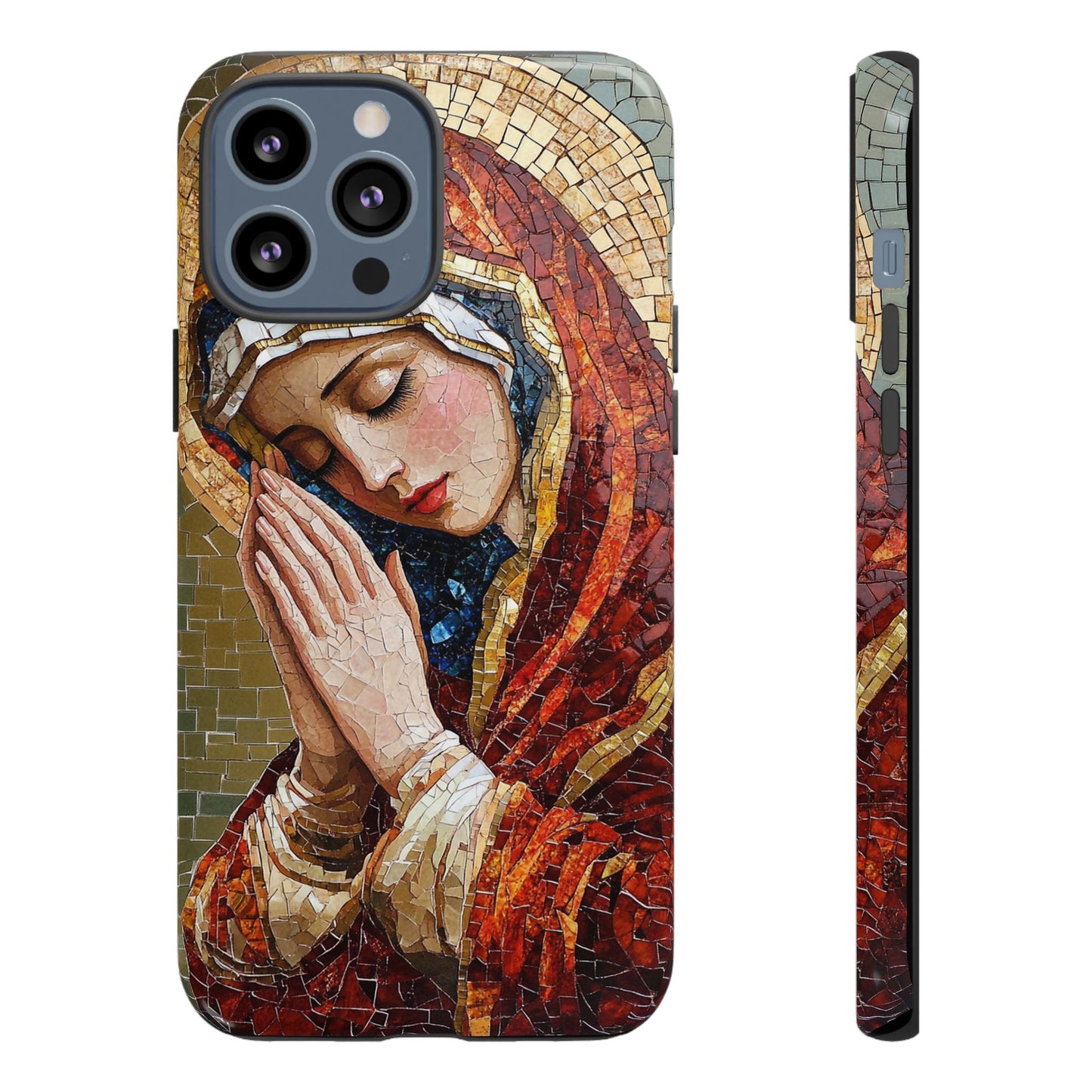 Virgin Mary Phone Case, Catholic Phone Case, Christian Aesthetic Case, Religious iPhone Case, Saint Art Case, Faith Gift