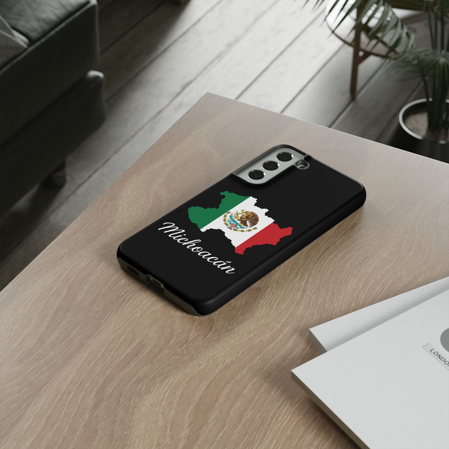 Michoacán Mexico Flag Map Phone Case | Mexican American Pride Tough Case for iPhone & Samsung