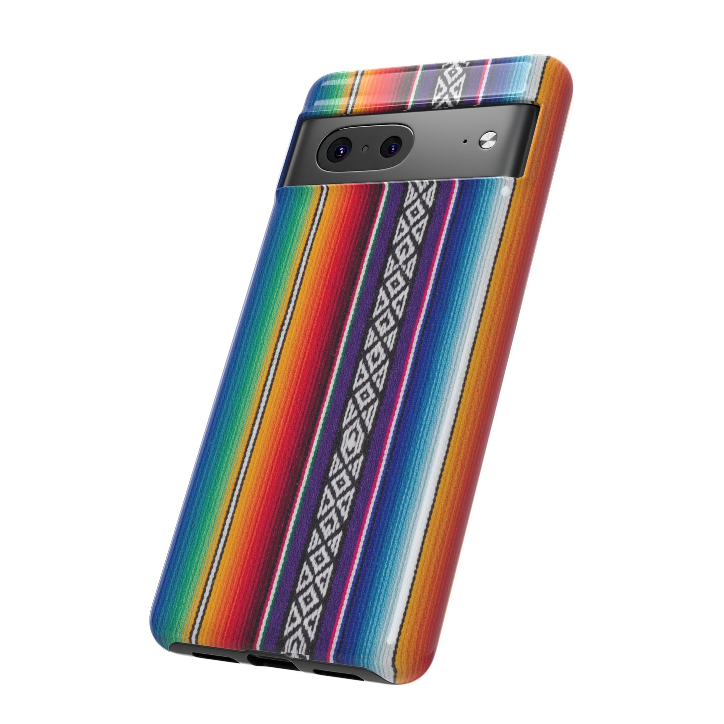 Serape Stripe Phone Case – Colorful Mexican Blanket Pattern Tough Case