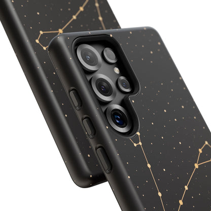 Pisces Zodiac Constellation Phone Case – Luxe Gold Celestial Cover