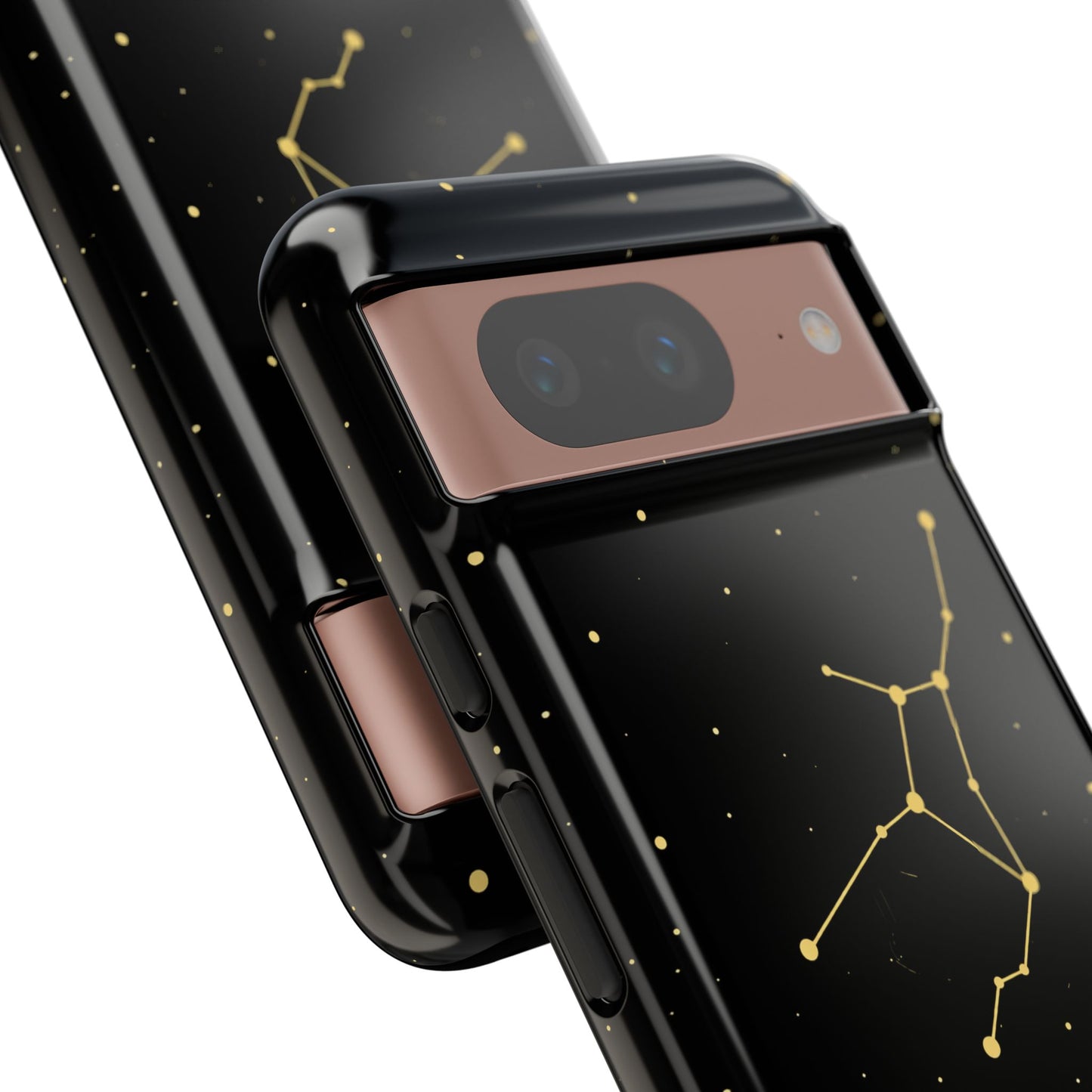 Virgo Zodiac Constellation Phone Case – Luxe Gold Celestial Cover