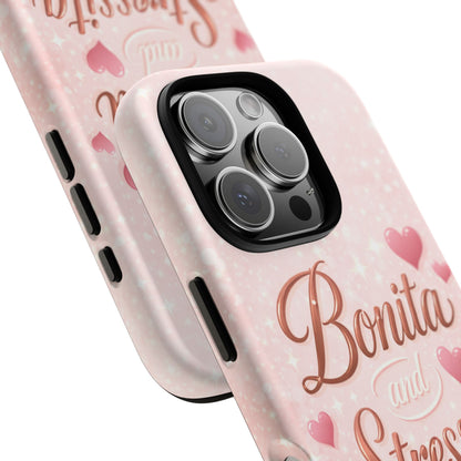Bonita Stressita Phone Case Cute Latina Aesthetic Pink Coquette Case