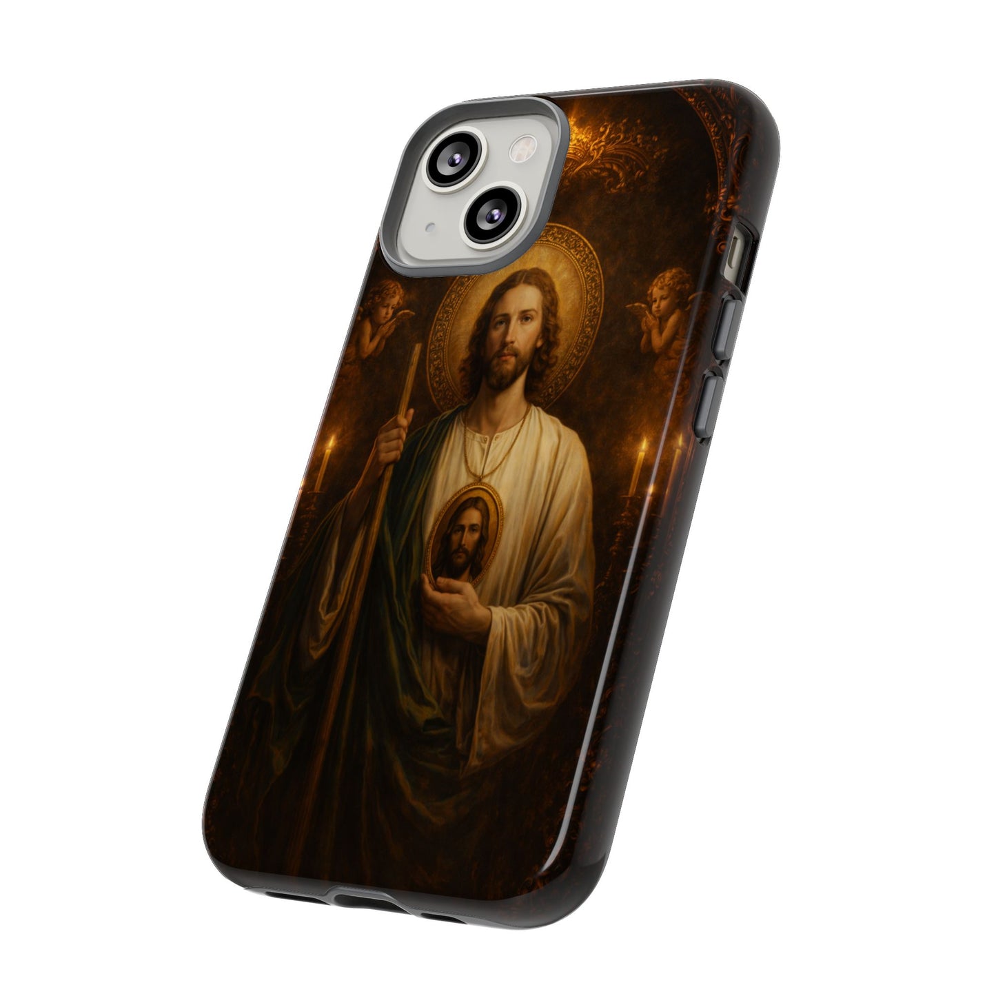 San Judas Phone Case Saint Jude Catholic Saint Religious Art Portrait Tough
