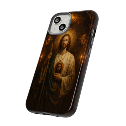 San Judas Phone Case Saint Jude Catholic Saint Religious Art Portrait Tough