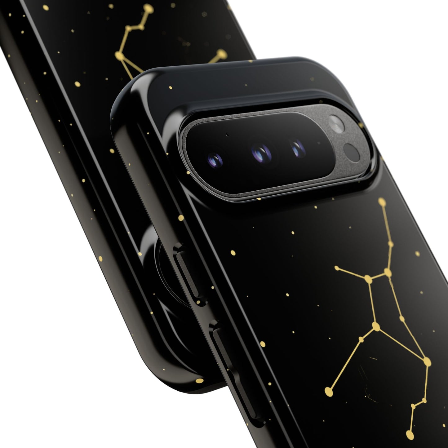 Virgo Zodiac Constellation Phone Case – Luxe Gold Celestial Cover