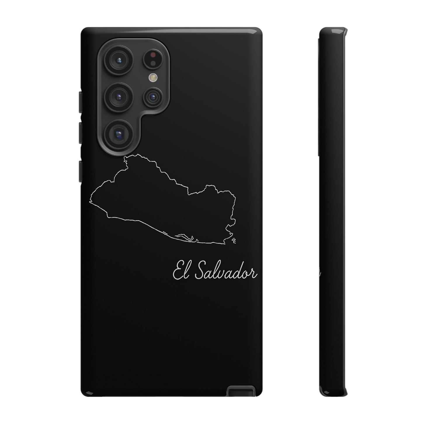 El Salvador Outline Phone Case – Minimal Country Map Tough Case (iPhone, Samsung, Pixel)