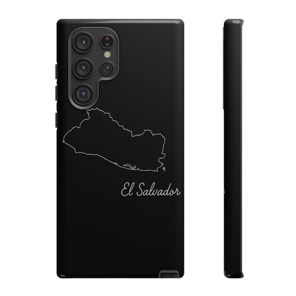 El Salvador Outline Phone Case – Minimal Country Map Tough Case (iPhone, Samsung, Pixel)