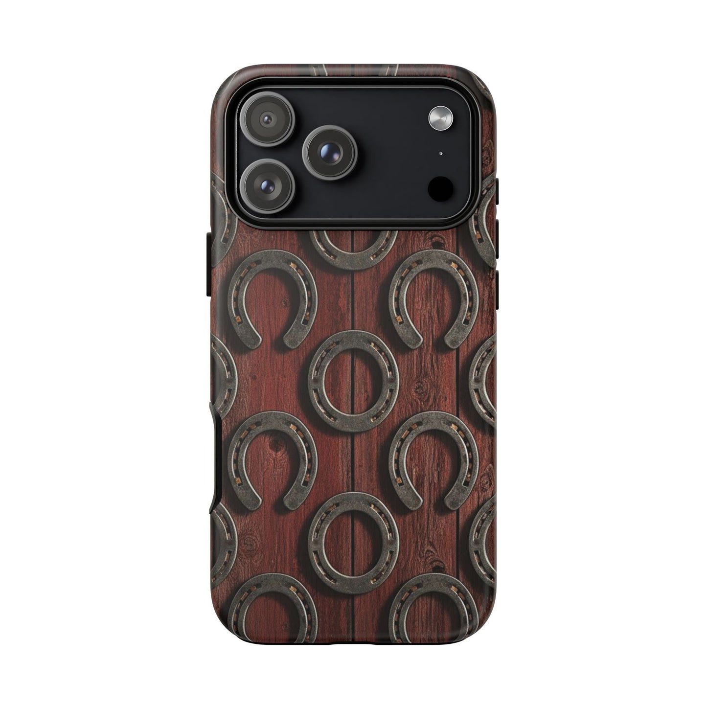 Rustic Horseshoe Western Phone Case – Cowboy Country Ranch Tough Case
