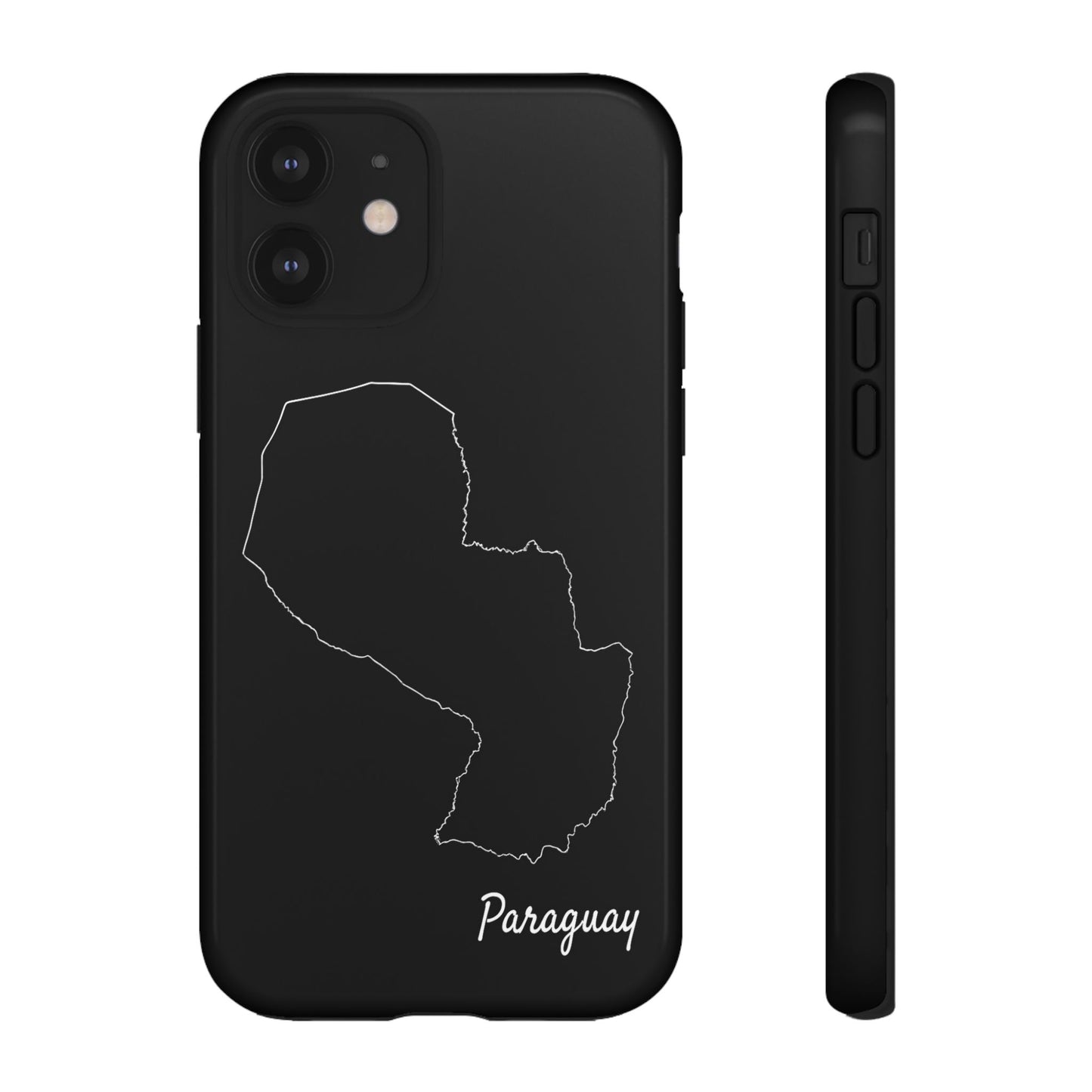 Paraguay Outline Phone Case – Minimal Country Map Tough Case (iPhone, Samsung, Pixel)