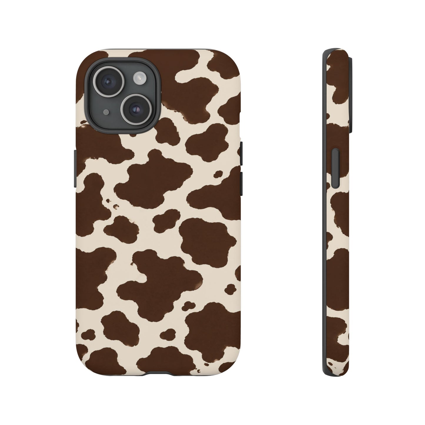 Western Cow Print Tough Phone Case for iPhone Samsung Galaxy Pixel