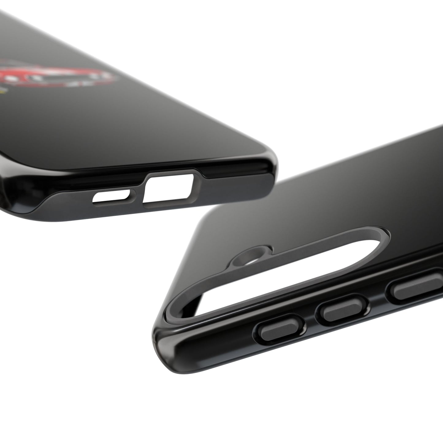 Red Muscle Car Phone Case – Classic Car Racing Tough Protective Case