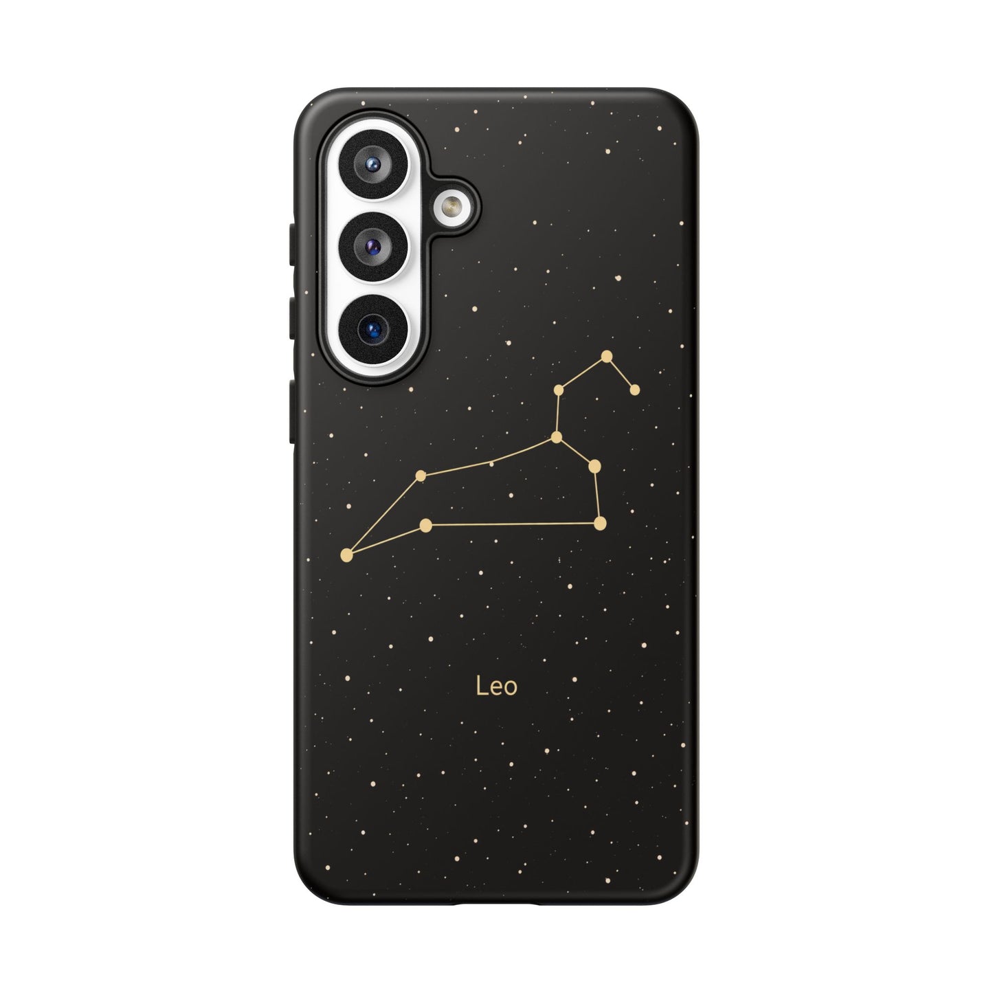 Leo Zodiac Constellation Phone Case – Luxe Gold Celestial Cover