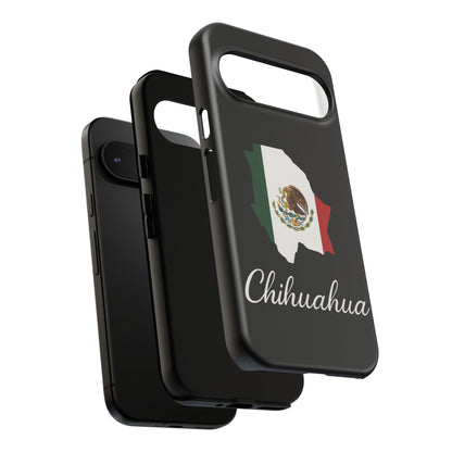 Chihuahua Mexico Flag Map Phone Case | Mexican American Pride Tough Case for iPhone & Samsung