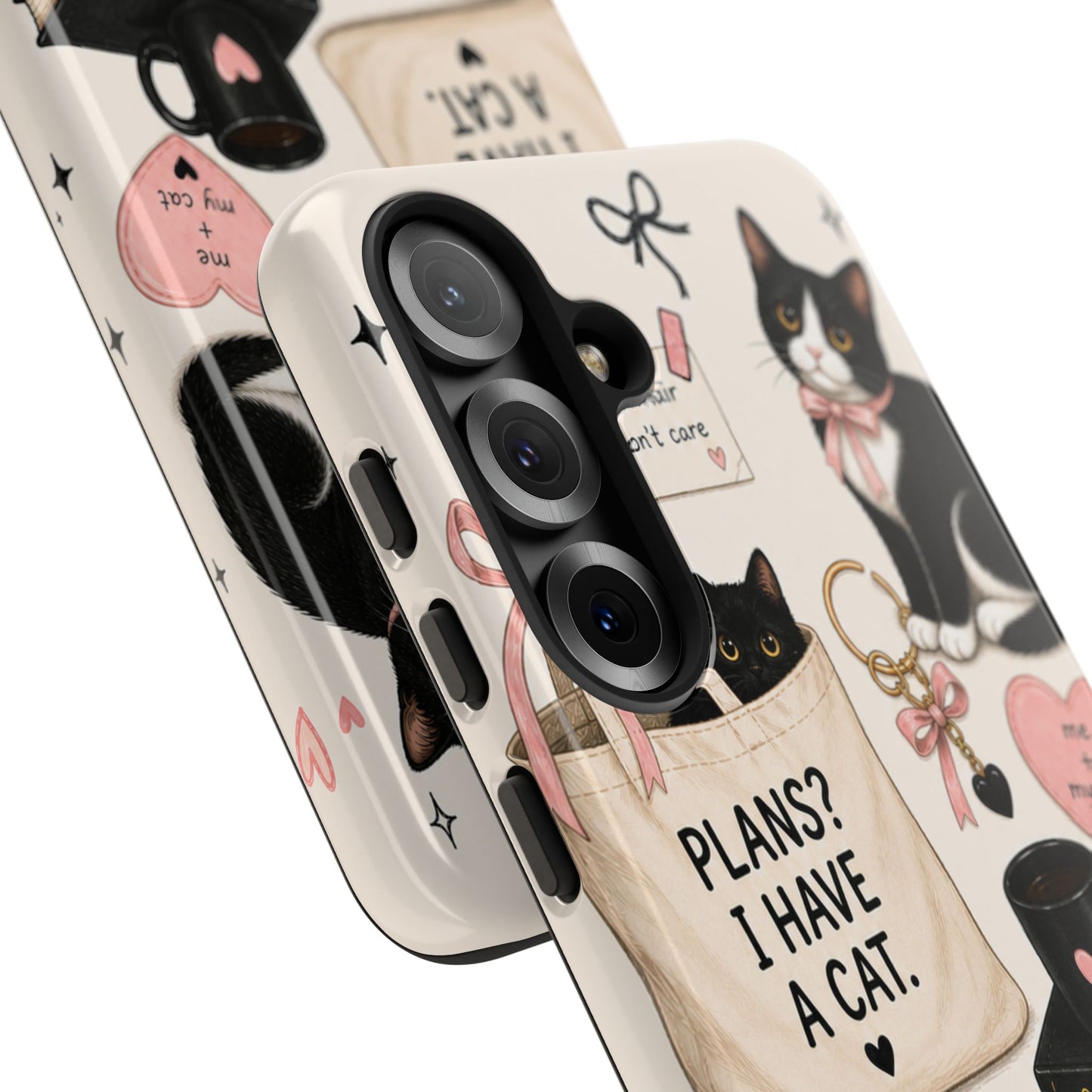 Cat Lover Phone Case | Plans? I Have A Cat Cute Aesthetic Cover