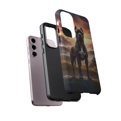 Cane Corso Phone Case – Guard Dog Sunset Tough Case (iPhone, Samsung, Pixel) | Dog Lover Gift
