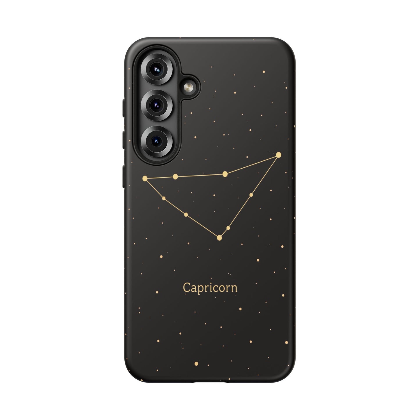 Capricorn Zodiac Constellation Phone Case – Luxe Gold Celestial Cover