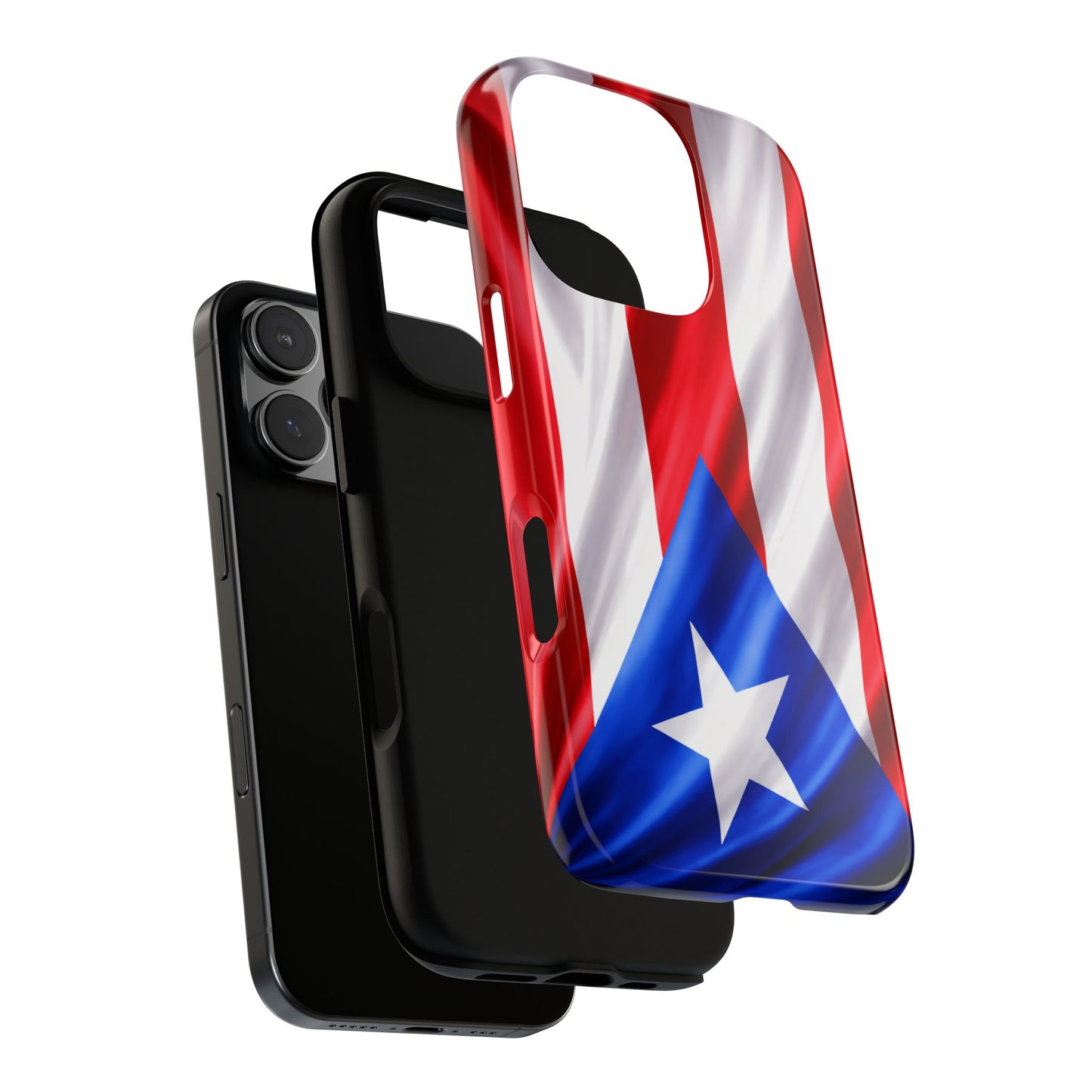 Puerto Rico Flag Phone Case | Boricua Pride Tough Case | Puerto Rican Flag Protective Cover for iPhone & Samsung