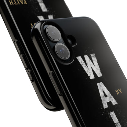 Walk by Faith Not by Sight Christian Phone Case Bible Verse Faith Cover