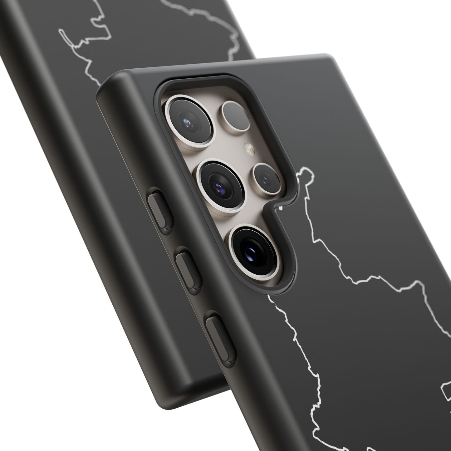 Colombia Outline Phone Case – Minimal Country Map Tough Case (iPhone, Samsung, Pixel)