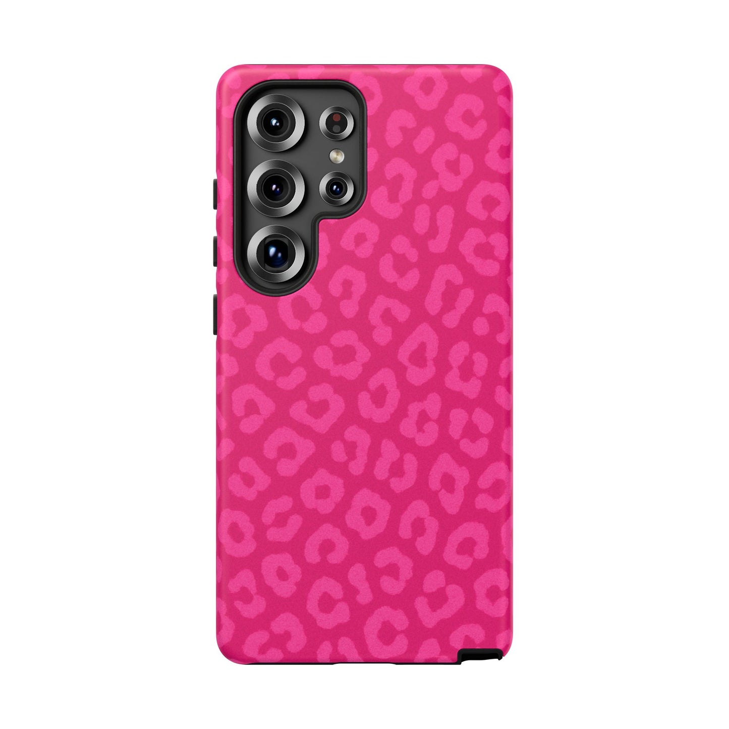 Hot Pink Leopard Phone Case – Bold Coquette Aesthetic Tough Case