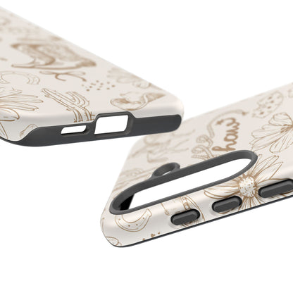 Western Cowgirl Phone Case for iPhone Samsung Galaxy Pixel Tough Case